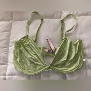 Victoria’s Secret green unlined Demi bra